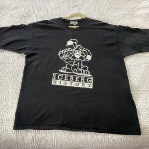 Vintage Original 1990's Iceberg Jeans X Disney Graphic T Shirt Mens  2XL made in